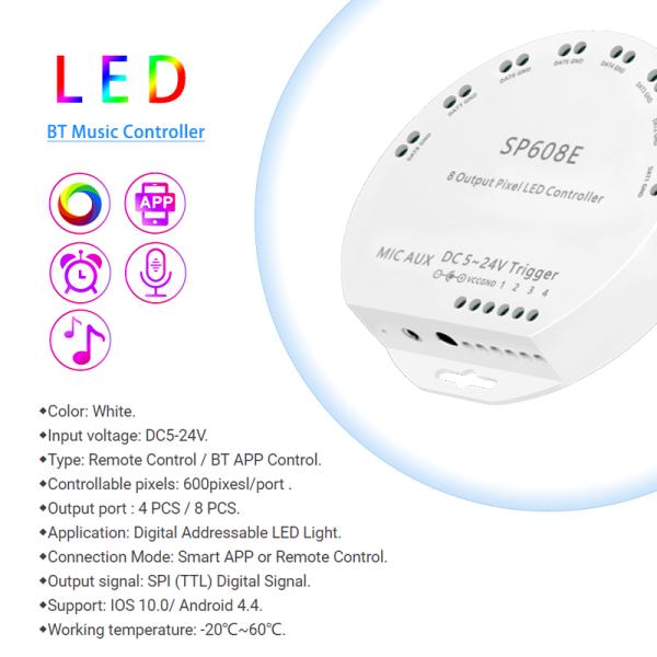 Intelligent Wireless LED Strip Smart Controller For Symphony Light Bar