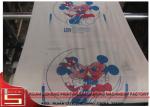 2 color flexo printing machine for texbile / fabric material , PLC touch screen