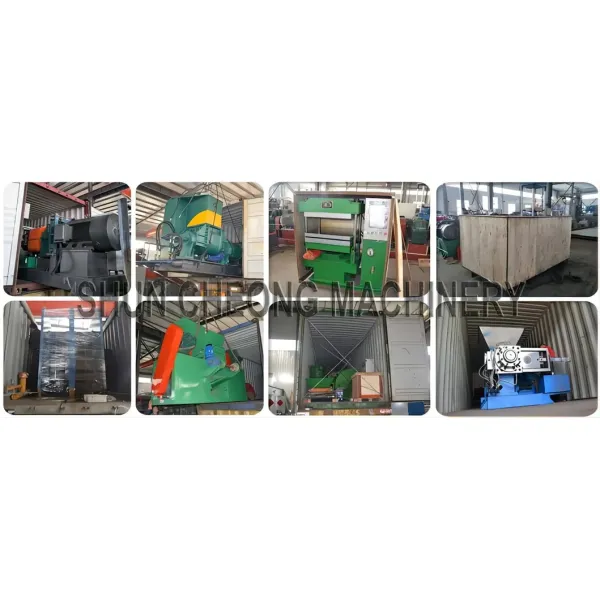 PLC Control 100 Ton Pressure Hydraulic Plate Vulcanizing Press with Push-Pull Device