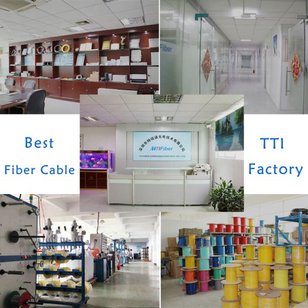 FTTX Transparent Invisible Fiber Optic Drop Cable