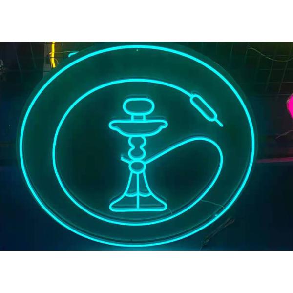 Garden Neon sign Blue color billboard lighting pattern Interior Decorating