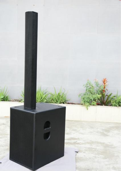Quality Black PA Sound Line Array Speaker , Active Subwoofer Speaker 3 Inches for sale
