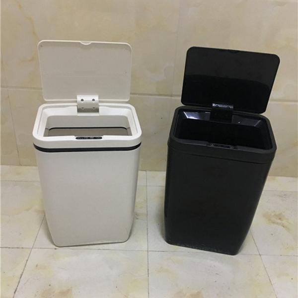 Quality Automatic Motion Sensor Trash Can Two AA Battery Powered For Indoor / Office for sale