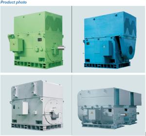 China YKK High Voltage AC Motor Squirrel Cage Enclosed 90KW IE3-315M-6 on sale