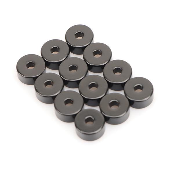 Quality NdFeB Magnet Round Counterbore Special Shape Black Epoxy Coating Grand N42 magnet SST test over 96 hrs for sale