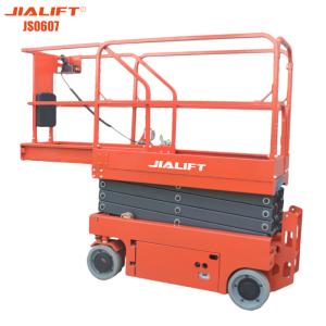 Wholesale Scissor Self Propelled Work Platform Arial Work Platform 7.8m 230kg Jialift from china suppliers