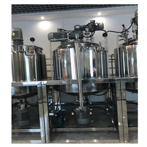 SUS316L Body Lotion Cosmetic Emulsifier Mixer Making Machine Practical