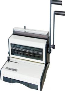 Double Loop Wire And Plastic Comb Plastic Press Punching Binding Machine