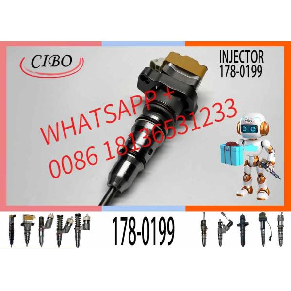 Diesel Engine Fuel Injector Excavator Accessories Diesel Motor Parts 178-0199 1780199 for 3126B 3126E 322C 322C