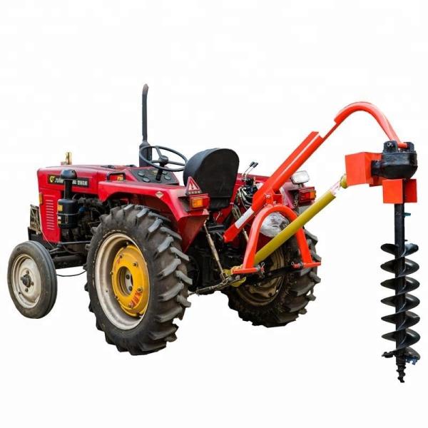 Quality 60hp Gearbox 3 Point Post Hole Digger Compact Tractor Implement for sale