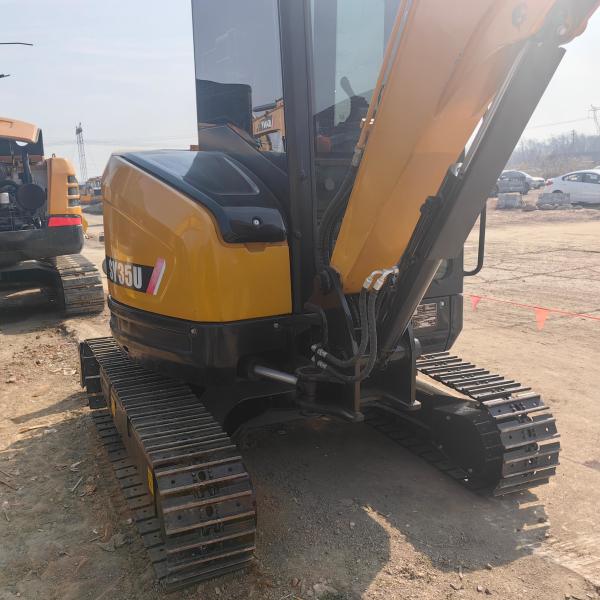 Original Brand Used Sany 35U Mini Crawler Excavator 0.12m³ Bucket Capacity