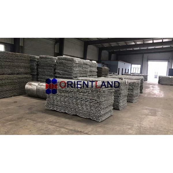 Zn+Al Coating Gabion Baskets Dimensions 3 X 1 X 0.5 M And Mesh Size 6x8