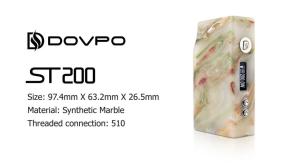 Wholesale Portable high quality Dovpo ST200 temp control box mod bettery AK100 best selling in USA market from china suppliers