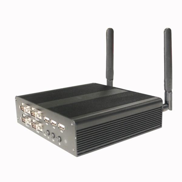 Quality RK3399 Android Fanless industrial mini pc 4COM 5USB daul wifi BT iptv receiver for sale