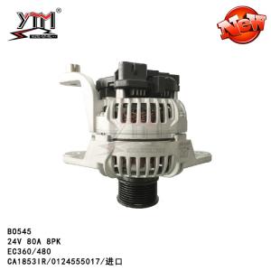 China B0545 24V 80A  Alternator Replacement 8PK EC360/480 CA18531R/ 0124555017 on sale