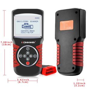 Wholesale OBDII Diagnostic Scan Tool KONNWEI KW820 Read fault codes 2.8 inches screen from china suppliers