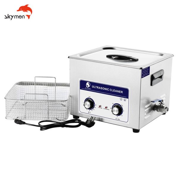 SUS304 360W 22L Tabletop Ultrasonic Cleaner Timer / Heater Adjustable With SS Basket
