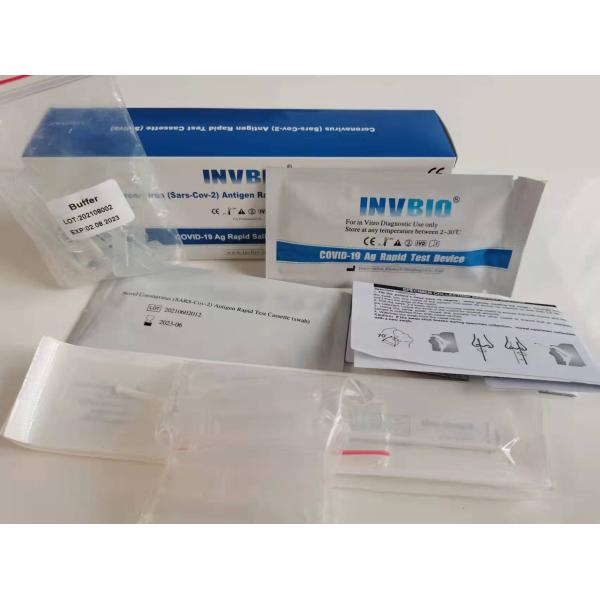 98% Accuracy Covid 19 Antigen Rapid Test Ce Approved Home Use