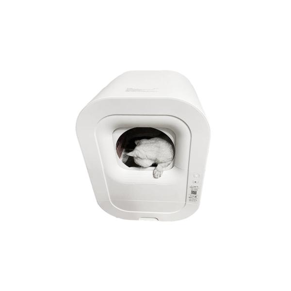 Electric Plastik Cleaning Cat Sifting Litter Box with Enclosed Tray and 260L Capacity