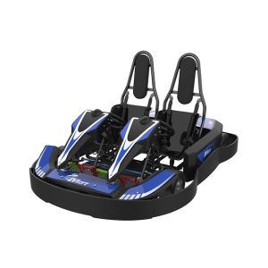 Wholesale Blue 48V 60Ah Battery Double Seater Go Kart 1050mm Wheelbase from china suppliers