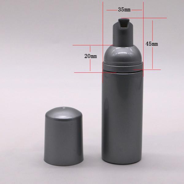 White Plastic Foaming Bottles Pump for PET Facial Cleanser Mousse Foam Dispenser Bottle