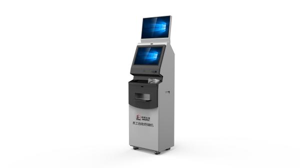 Quality Customized Self Service Touch Screen Kiosk Cash Recycling Card Bill Payment Kiosk for sale