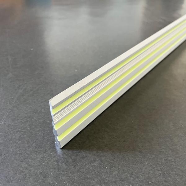 Building Baseboard Photoluminescent Exit Path Markings For Egress