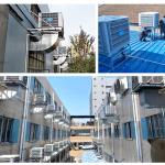 Industry Factory Window Vertical Air Conditioners Sound Level 82.5 DB Air Volume
