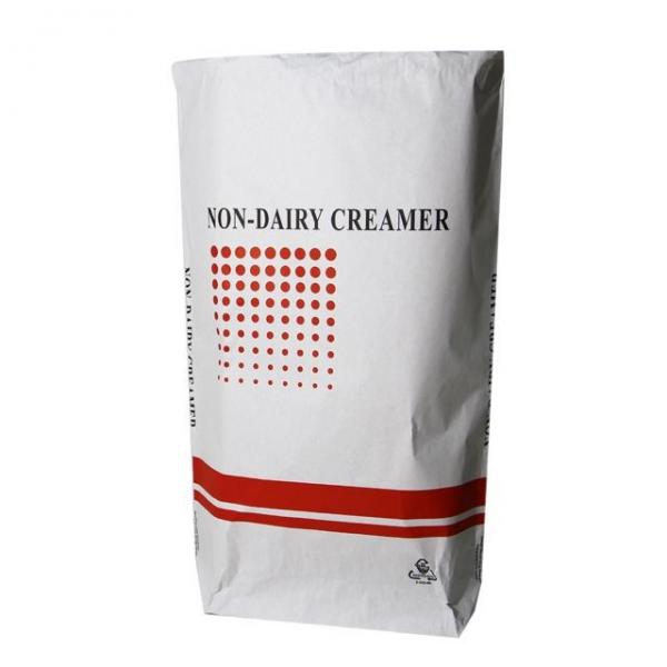 Quality Pasted Dispersible Polymer Powder Kraft Paper Pinch Bottom Paper Bags Eco Friendly for sale
