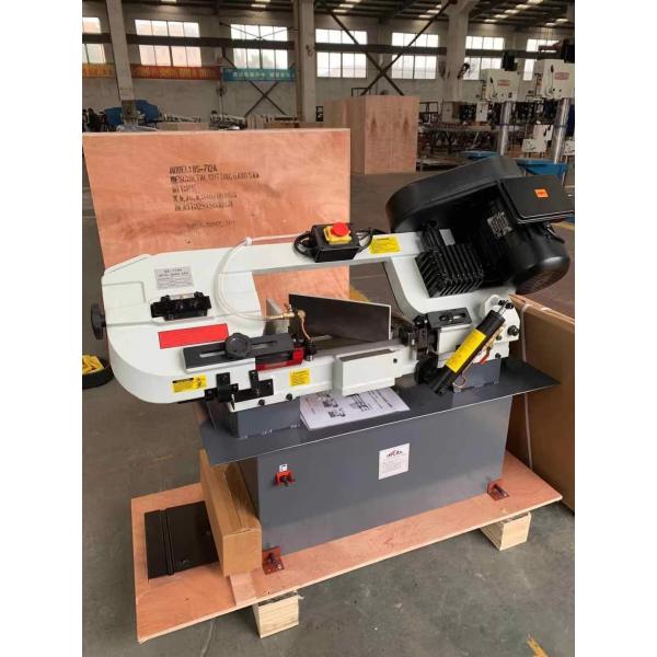 Quality Single Column Semi Automatic Hydraulic Bandsaw Machine Scissors Type for sale