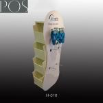 round hook display stand with compartments base display bin