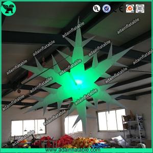 China Inflatable Snowflake With LED Light,Lighting Inflatable Snow Flower on sale