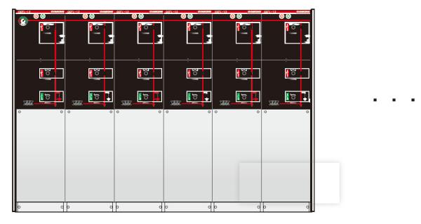 Quality High Flexibility Automatic Switchgear , Substation Switchgear Compact Structure for sale