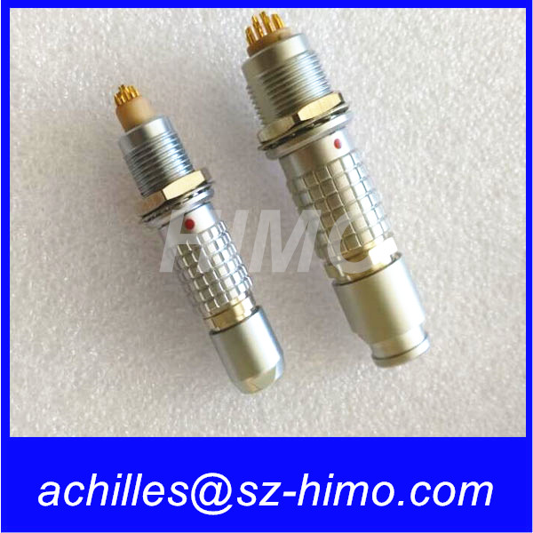 wholesale supplier push pull 7 Pin LEMO shell size 1B Rapid locking panel mounted socket OBD connector