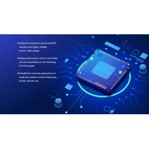 Ethernet 24 Port Layer 3 Managed Switch Gigabit 35W RJ45 / SFP Combo