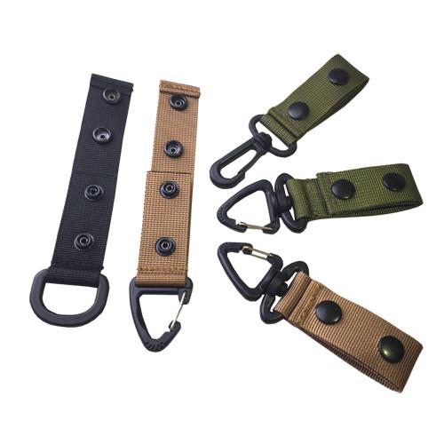 Quality Outdoor Nylon Web Belt Hook Backpack Hanging Swivel Hook Tactical Army Strap for sale