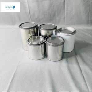 Wholesale 750ML White Empty Car Paint Tin Storage Can Round Thinner Square Shapes from china suppliers