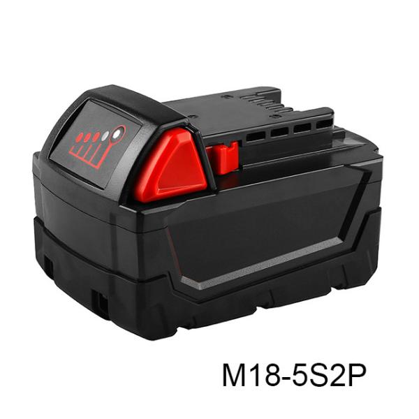 Quality 18V M18 5S2P Cordless Power Tool Battery 18650 Durable For Hand Drill for sale