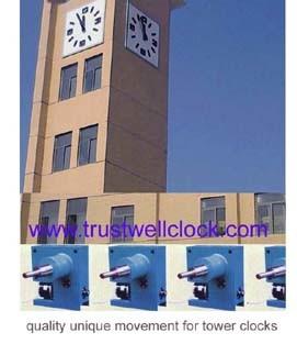 Quality building clock,movement for building clocks,mechanism for building wall clocks,GPS basedfour sided public building clock for sale