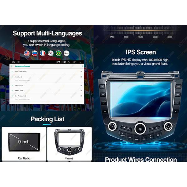 Android 11 Double Din for Honda Accord 2003-2007 Car Android Stereo With Bluetooth And Navigation