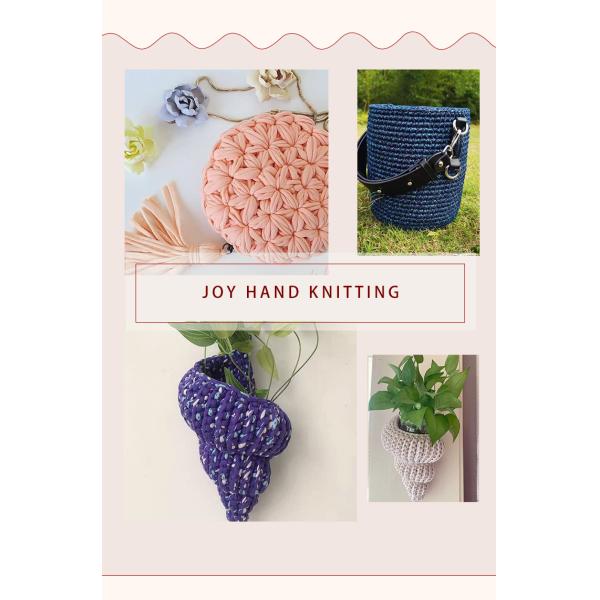 professional fancy free samples tshirt yarn crochet hand knitting yarn