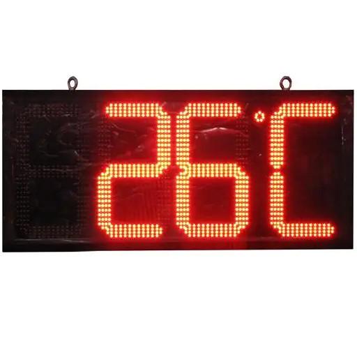 Digital Wall Clock with Temperature and Humidity Display Large LED Screen Table