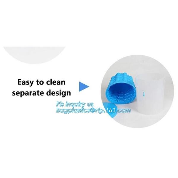 custom ice bucket silicone ice cube maker genie silicone,barware factory sells inflatable wine beer champagne silicone i
