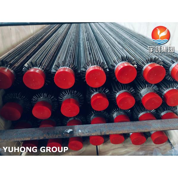 Longitudinal welded fin tubes for heat exchangers in industrial applications