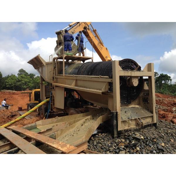 Diesel Steel Small Gold Prospecting Machine 200T/h For Gold Mining