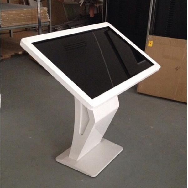 27" inch TFT LED AD signage display PC touch screen kiosk stand