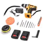 Variable Speed 21V 3/8" Power Screw Drivers 43N.M Cordless Impact Hammer