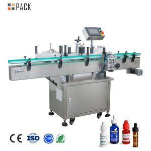 China Npack Electric Driven Automatic Round Bottle Labeling Machine For Plastic Pet Glass Bottles on sale