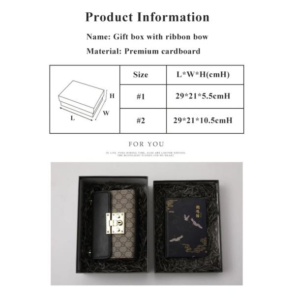 Customized Pantone Color Large Rectangle Gift Box With Lids Scarf Gift Box