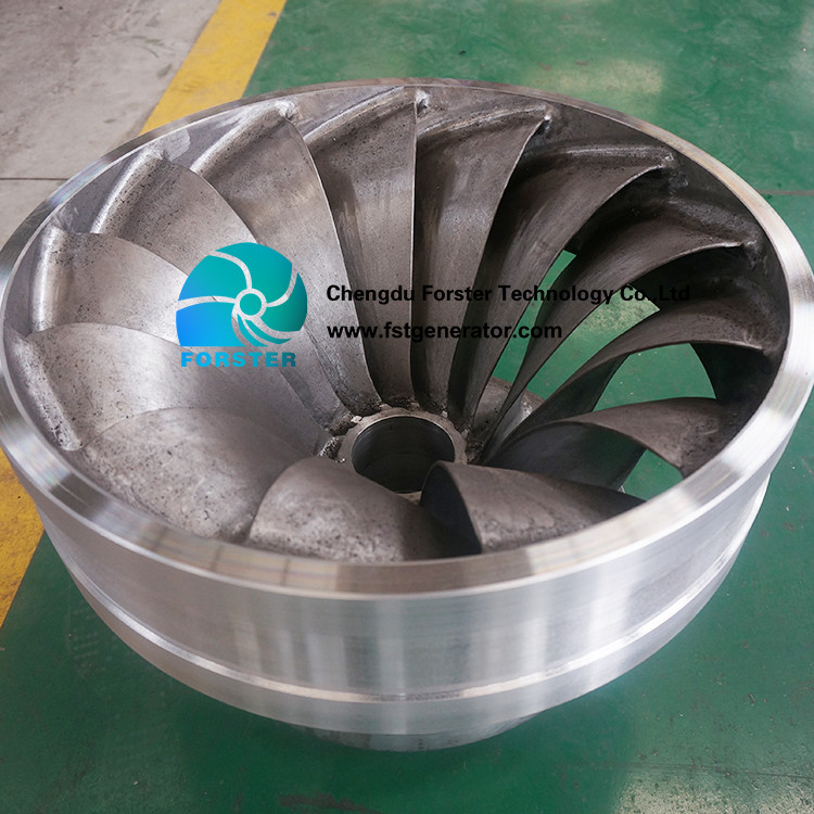 One Button Remote Control Francis Turbine Generator With DN1200-3200mm Pipe